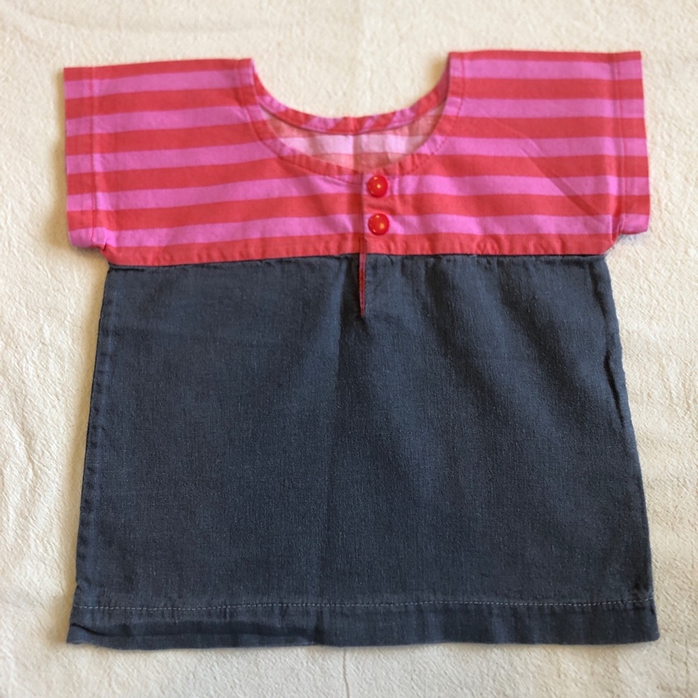 R+h 18m linen cotton top